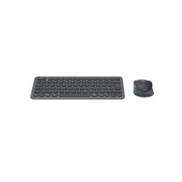 Tastatura WKM-500 USB Wireless/Bluetooth + Mouse Optic, USB Wireless/Bluetooth, Negru-Gri