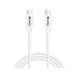Sandberg 136-53 USB-C to USB-C USB 3.1 Gen2 PD 100W cable, 1M