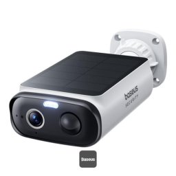 Camera de supraveghere CAMERA IP Exterior Baseus S1 Lite, 2K, 2304 x 1296, panou solar cu acumulator integrat durata viata pana la 210 zile, unghi pana la 145 grade, IP67, dist. IR 30 m, tip lentila fixa 3 mm, 3 Mpx, wireless, slot SD card, "S0003300" (ti