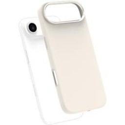 Husa MagSilic GA 08 pentru iPhone 17 Air, compatibilă MagSafe, silicon, Crem