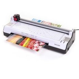 SLA 230 Laminator și trimmer de hârtie 2 în 1 A4, laminare la cald și la rece, funcție eliberare blocaj, viteză 1:15 min