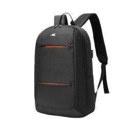 Rucsac 15.6 inch "BNB Pufferfish", Polyester, Negru Rezistent la Apa - Perfect pentru Scoala, Job sau City-Break