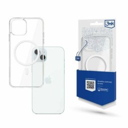 Husa Husa de protectie 3mk MagCase pentru iPhone 15 Plus Transparent