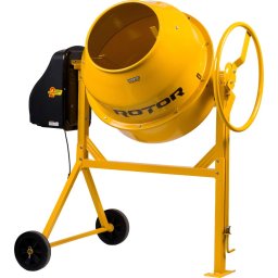 Betonieră 185L cu motor acoperit ROTOR RB185 1000 W, 29.5 rpm