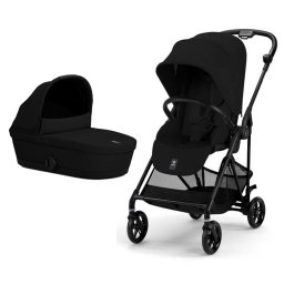 Carucior Cybex Melio Carbon 2 in 1, Magic Black