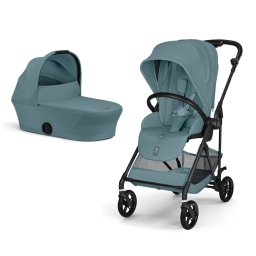Carucior Cybex Melio Carbon 2 in 1, Stormy Blue