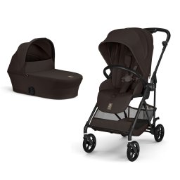 Carucior Cybex Melio Carbon 2 in 1, Chocolate Brown