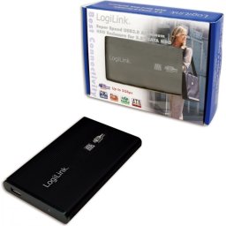 RACK extern LOGILINK, pt HDD/SSD, 2.5 inch, S-ATA, interfata PC USB 3.0, aluminiu, negru, UA0106 (timbru verde 0.8 lei)