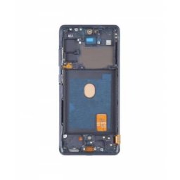 Ecran LCD Display OLED pentru Samsung Galaxy S20 FE, G780, G781 Dark Blue Cu Rama