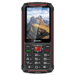 EVOLVEO StrongPhone W4 negru-roșu