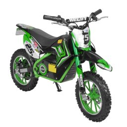 Motocicleta electrica pentru copii Kinder Eco Ghepard 500W 36V, culoare verde