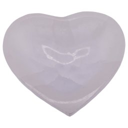 Bol inima din Selenit, 10cm