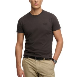 SUPERDRY T-Shirt D1 Essential Logo Emb M1011245B q29 carbon black