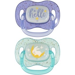 Canpol babies NIGHTGLOW Boy suzetă 0-6 m 2 buc