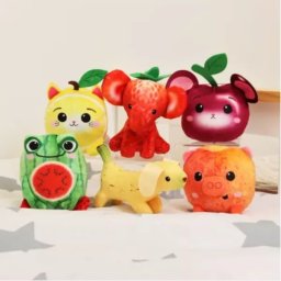 Pluș parfumat Foodibles: jucărie mică de plus, 10-13 cm, diverse modele