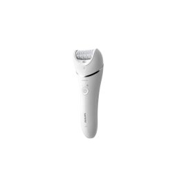 Epilator Epilator Philips BRE715/00, Acumulator, 32 pensete, 2 viteze, 40 minute autonomie, Alb