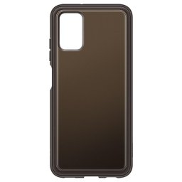 Capac protectie spate Soft Clear Cover pentru Galaxy A03s (A037) Negru