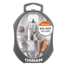 Kit H1/H7 12V 55W + 1x P21W+ 1x PY21W + 1 x P21/5W + 1 x R5W + 1 x W5W + 1 x siguranta 15A, 20A, 30A
