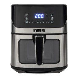 Friteuza aer cald AF560, 6.5 L, 1600W, Panou tactil cu afisaj LED, 8 programe automate, Inox