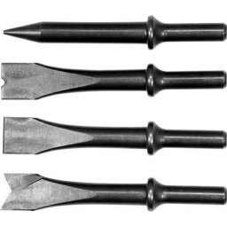 Set dalti pentru rotopercutor pneumatic, Metal, Negru