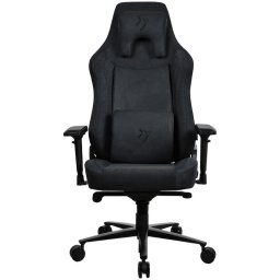 Scaun Gaming Vernazza XL SoftFabric Tetiera Ajustabil max. 170kg Negru