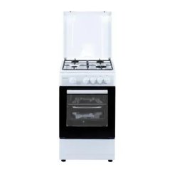 Aragaz Viva Galaxy 4G 50/55 cm , 4 arzatoare gaz, Cuptor gaz, Alb