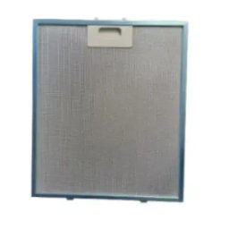 Accesorii si piese hote Filtru aluminiu antigrasime pentru hota decorativa Napoli Studio Casa, 32 x 23 cm, Argintiu