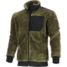 JACHETA POLAR TIP-SHERPA / VERDE - XL