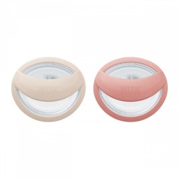 Dummy NUK Perfect Match 0-6m 2 pcs beige/red