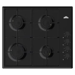 Plita Plita pe gaz incorporabilă Nuova Cucina Black Star, 60cm, 4 arzătoare, negru