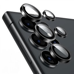 Lito S+ Camera - Folie protecție cameră din Sticlă securizată - compatibil cu Samsung Galaxy S26 Ultra - culoare Negru