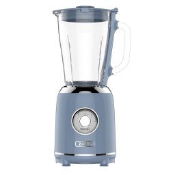 ZSB 15 Eternate,800 W, 1.5 L, 2 viteze+ functie Pulse, lama inox, cana sticla, culoare Faded Denim