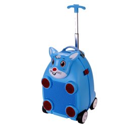 PENGDA 005 TROLLER COPII MODEL IEPURE ALBASTRU