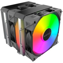 NX600 ARGB LED 2 x 120 mm Negru