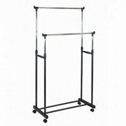 Mobilier interior SUPORT HAINE DUBLU REGLABIL - 83X39X165CM / 15KG