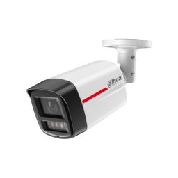 Camera supraveghere IP Dahua WizSense, 2MP, lentila 2.8mm, WizColor, LED alb 50m, slot card microSD, microfon, PoE, IP67 - IPC-HFW2249TL-S-LED-0280B-PRO
