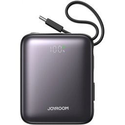 Baterie Externa Joyroom JR-PBF27, 10000mAh, 22.5W, QC + PD, 1 x Lightning - 2 x USB-C, Neagra