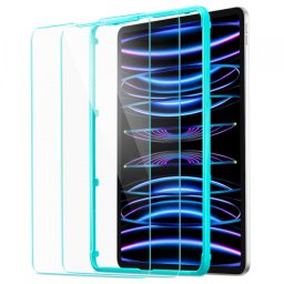 Folie de protectie Ecran ESR pentru Apple iPad Air (2022) / Pro 11 (2021) / Air (2020), Sticla Securizata, Full Glue, Set 2 bucati