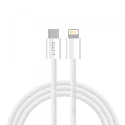 Cablu Date si Incarcare USB-C - Lightning Lito LD04CL, 27W, 2m, Alb