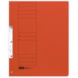 Dosar Incopciat Elba Smart A4 1 / 1, Carton Manila 250 g / mp, Blue Angel, Capacitate 200 File, Portocaliu