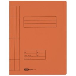 Dosar Sina Elba Smart A4, Carton Manila 250 g / mp, Blue Angel, Capacitate 200 File, Portocaliu