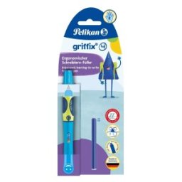 Stilou Griffix pentru Dreptaci, Neon Fresh Blue, Blister