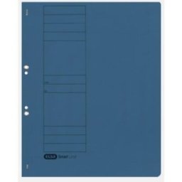 Dosar Carton A4, Albastru, Coperta Frontala 1/1, Manila 250 g/mp, cu Capse, Elba