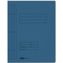 Dosar Sina A4, Albastru, Capacitate 200 File, Carton 250g / mp, Elba Smart