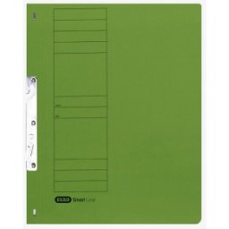 Dosar Incopciat A4, Coperta Frontala 1/1, Carton 250g /mp, Blue Angel, Capacitate 200 file, Verde, Elba