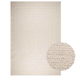 Covor „ZIZUR” crem aspect iuta pentru interior si exterior GartenMobel Dekor