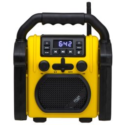 Radio portabil de santier Adler AD 1911, IPX54, Bluetooth 5.1, FM, AUX
