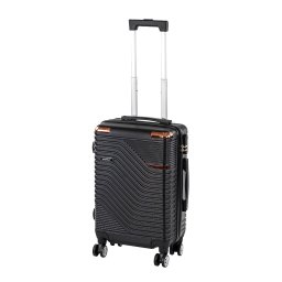 Valiza de cabina Leziter TraveLux Urban, ABS hard-top, roti detasabile, negru