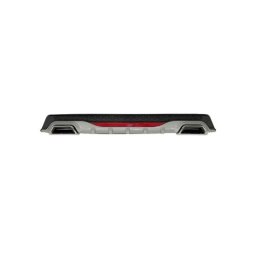 Difuzor bara spate universal 120 cm, gri-negru, din plastic (DIF1008)