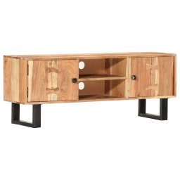 Comoda TV, 118 x 30 x 45 cm, lemn masiv de acacia GartenMobel Dekor